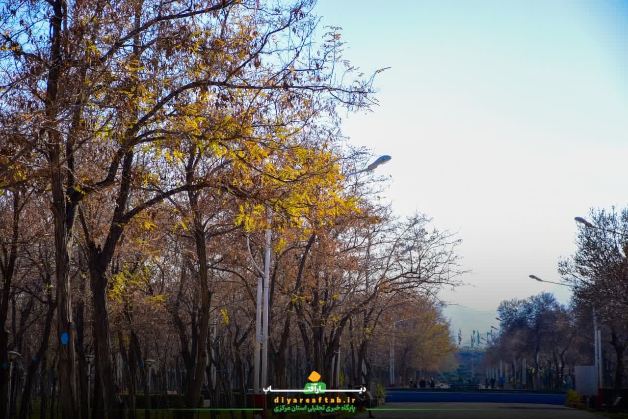 زیبایی‌های طبیعت فصل برگ‌ریزان در اراک