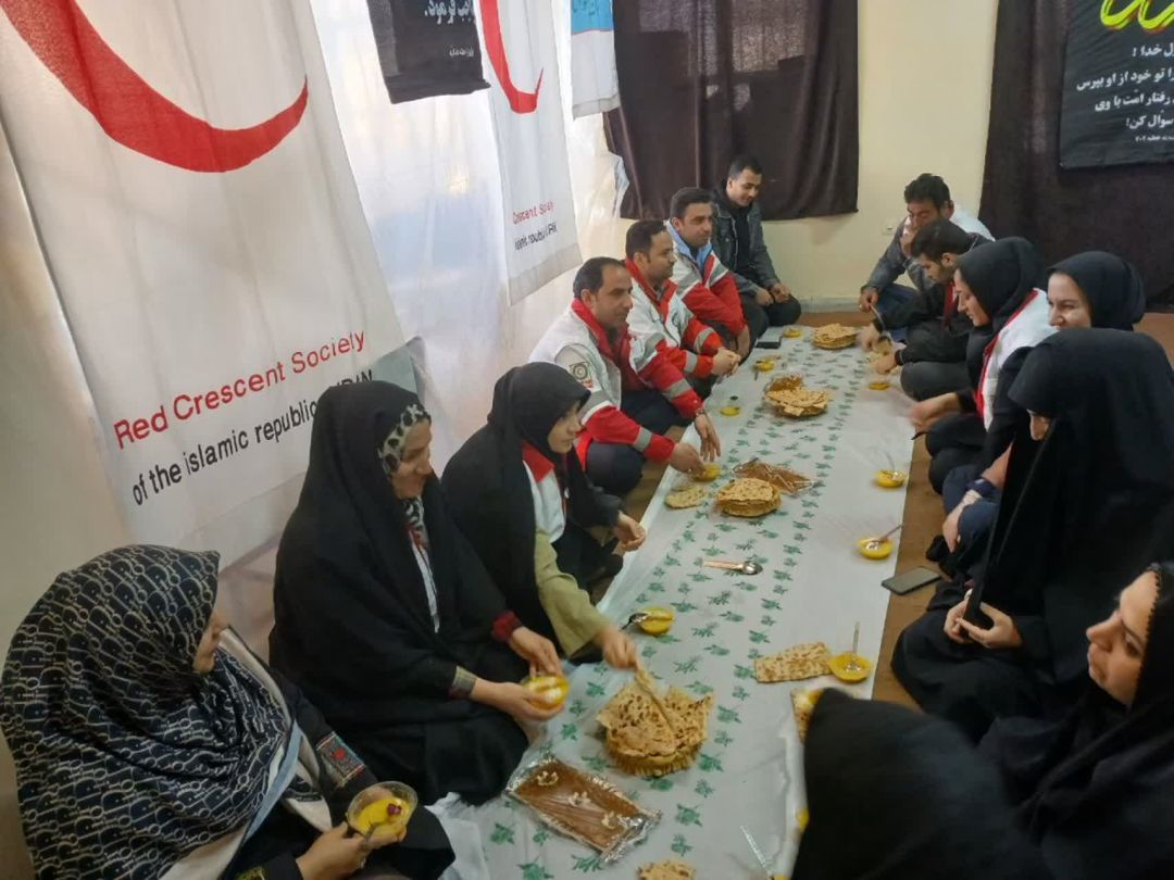 مراسم روز داوطلب هلال احمر در کمیجان