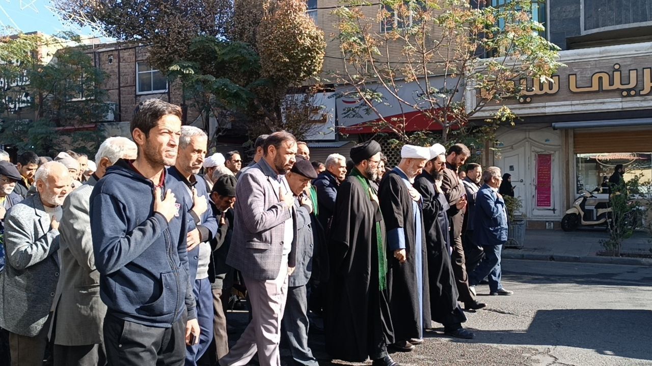 عزاداری سالروز شهادت حضرت فاطمه (س) در ساوه