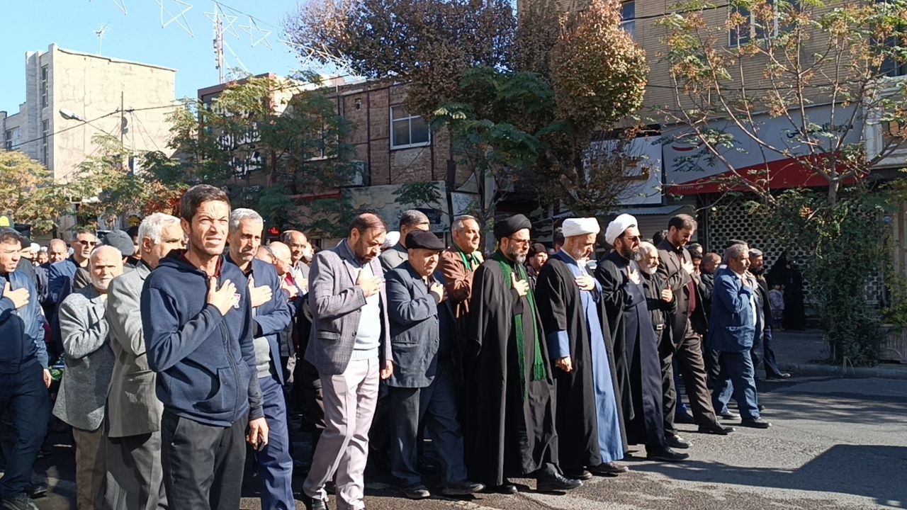 عزاداری سالروز شهادت حضرت فاطمه (س) در ساوه