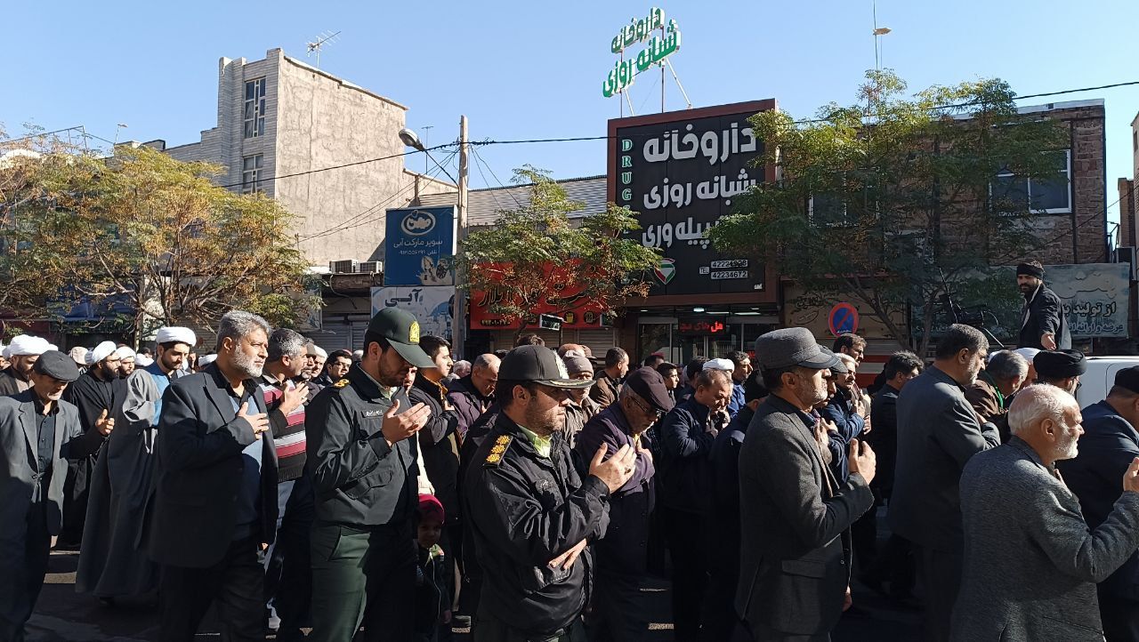 عزاداری سالروز شهادت حضرت فاطمه (س) در ساوه