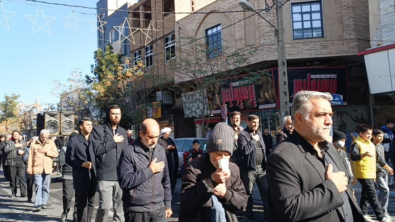 عزاداری سالروز شهادت حضرت فاطمه (س) در ساوه