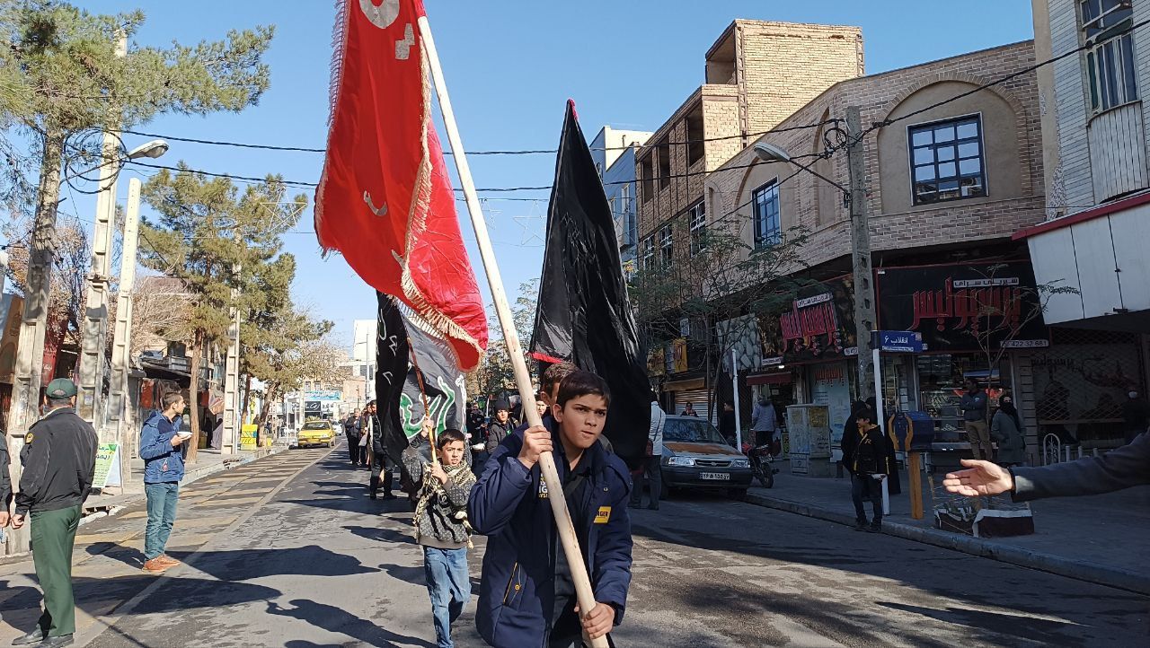 عزاداری سالروز شهادت حضرت فاطمه (س) در ساوه