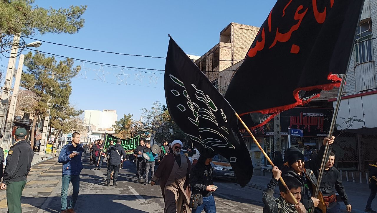 عزاداری سالروز شهادت حضرت فاطمه (س) در ساوه