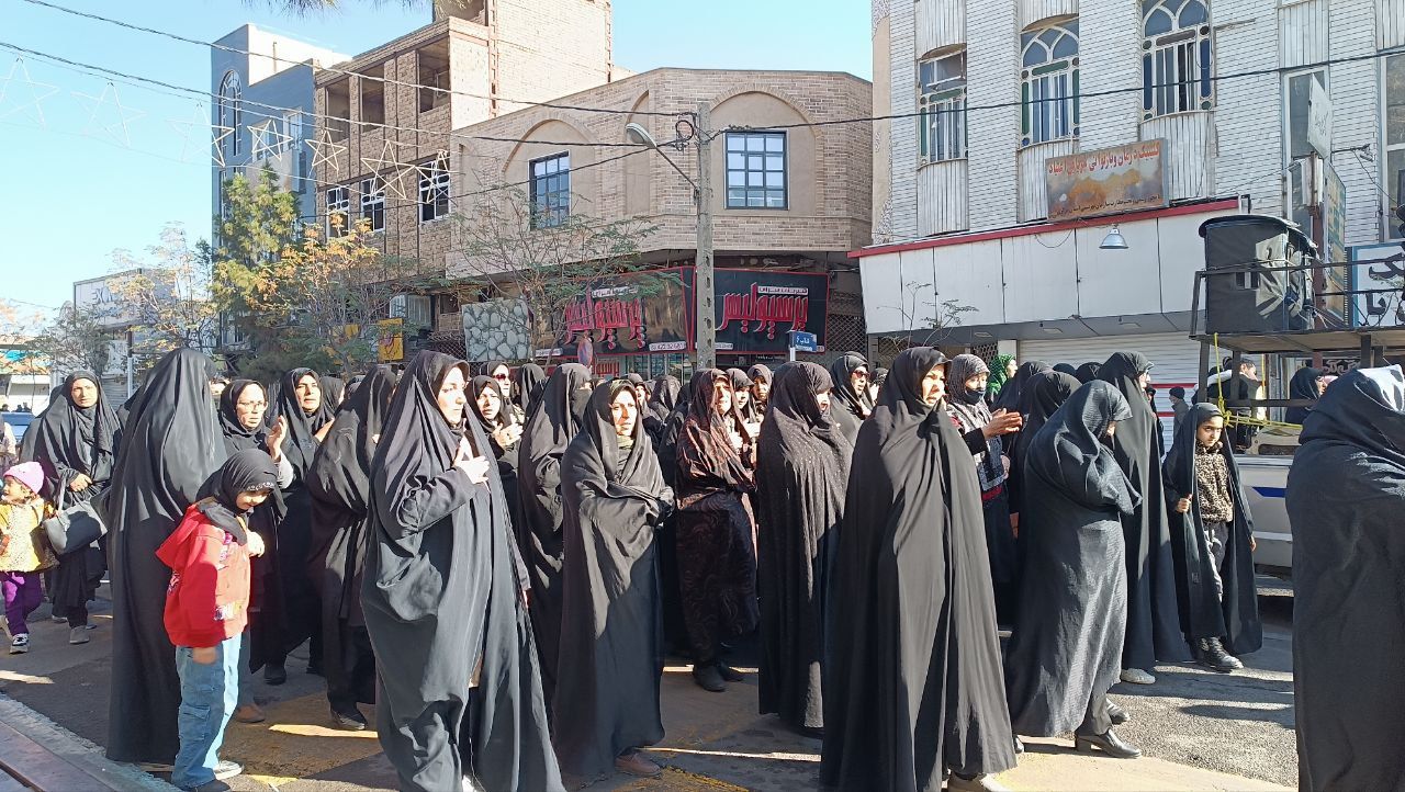 عزاداری سالروز شهادت حضرت فاطمه (س) در ساوه