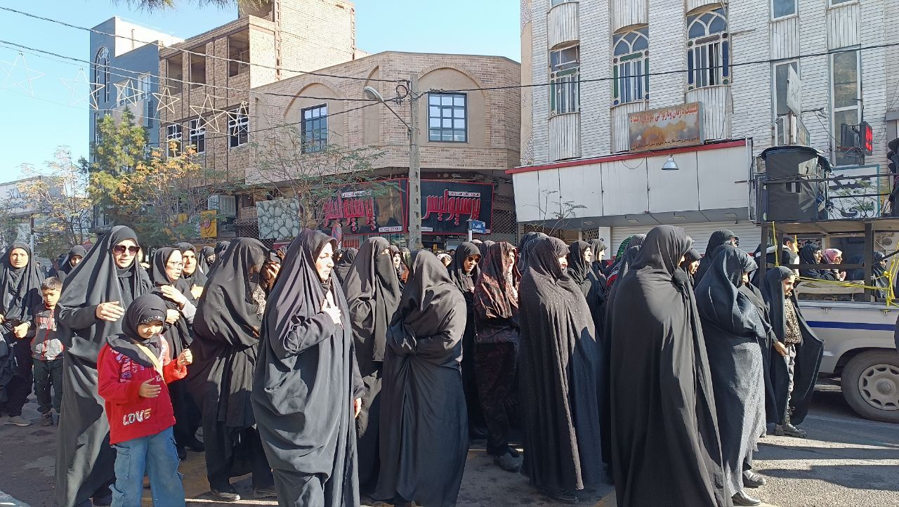 عزاداری سالروز شهادت حضرت فاطمه (س) در ساوه