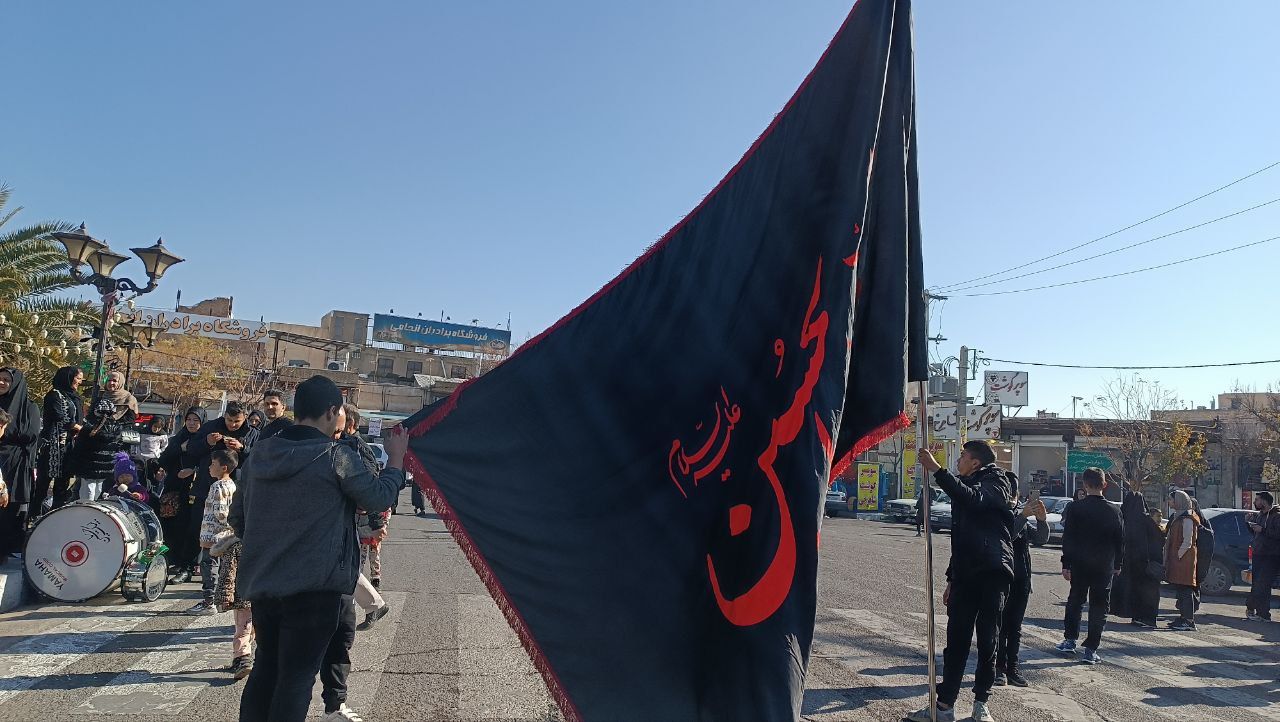 عزاداری سالروز شهادت حضرت فاطمه (س) در ساوه