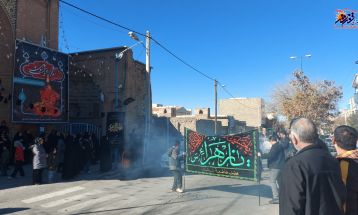 عزاداری مردم تفرش در سوگ شهادت حضرت زهرا (س)