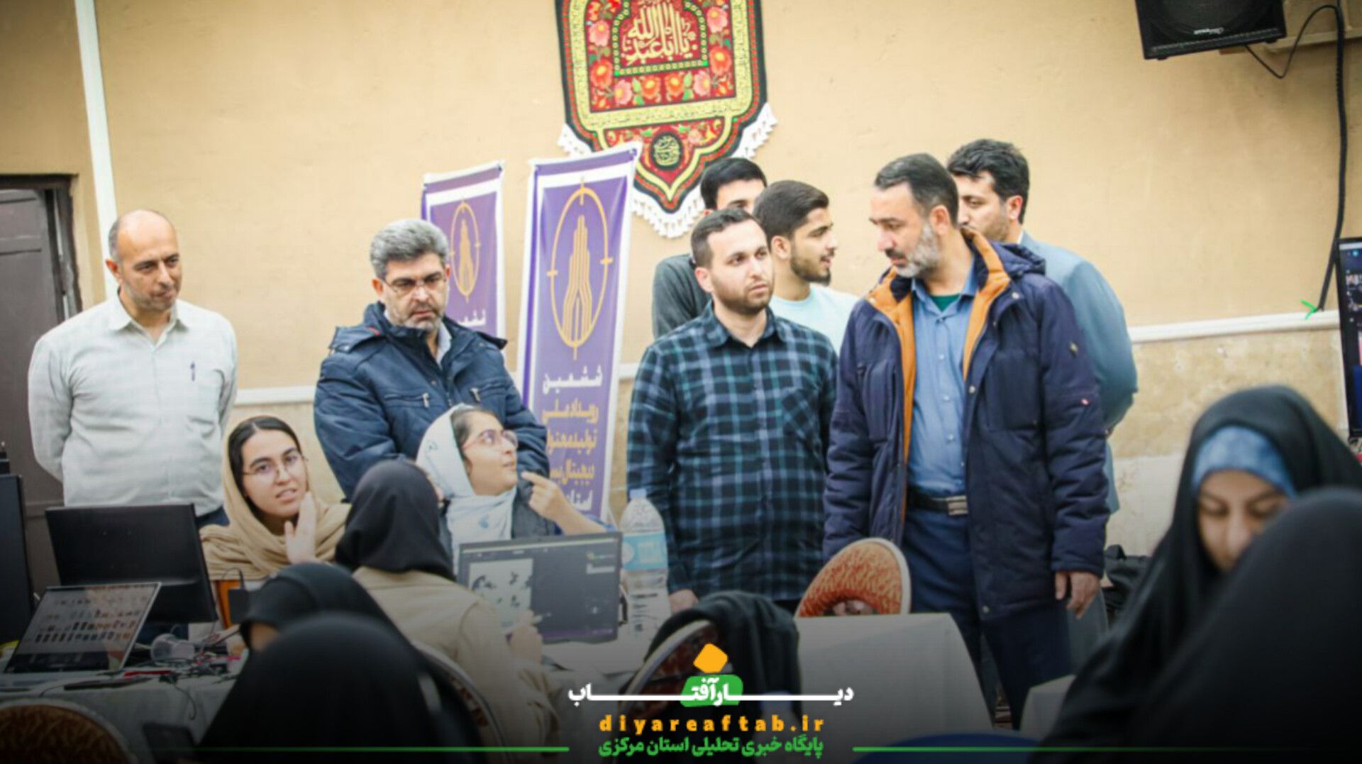 بازدید فرمانده سپاه روح‌الله از رویداد تولید محتوای