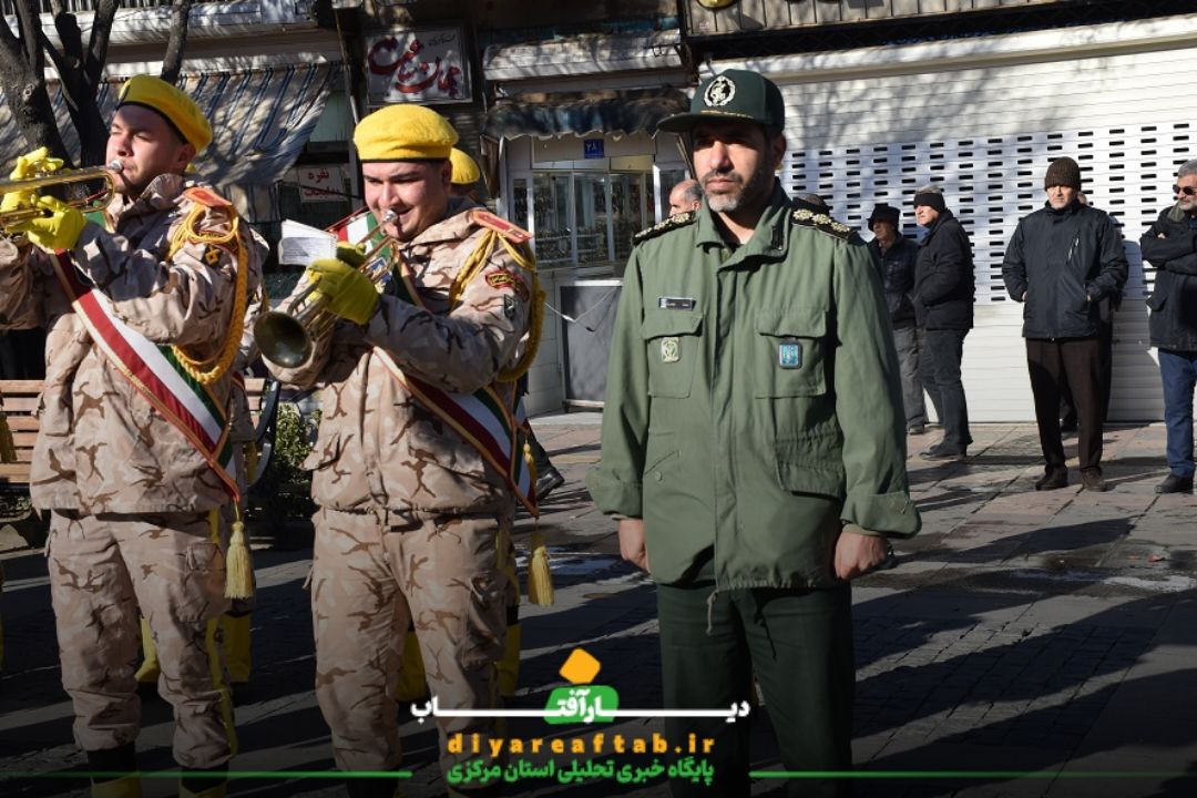 تشییع پیکر «شهید گمنام» در اراک