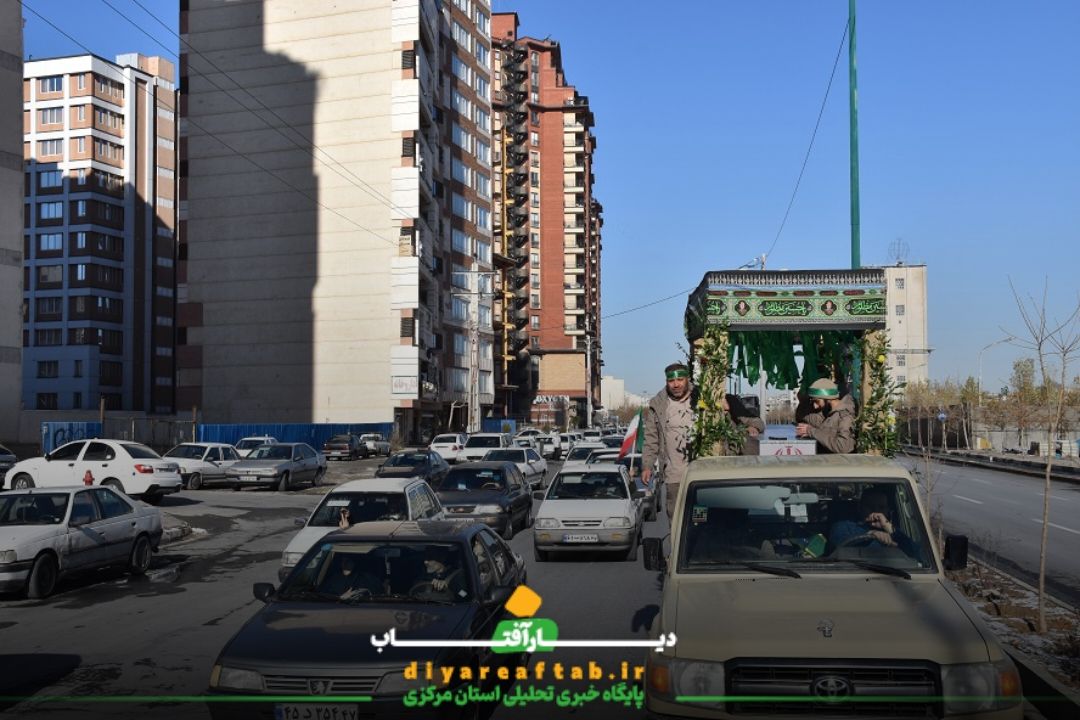تشییع پیکر «شهید گمنام» در اراک