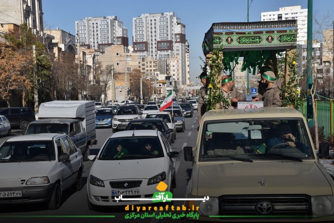 تشییع پیکر «شهید گمنام» در اراک