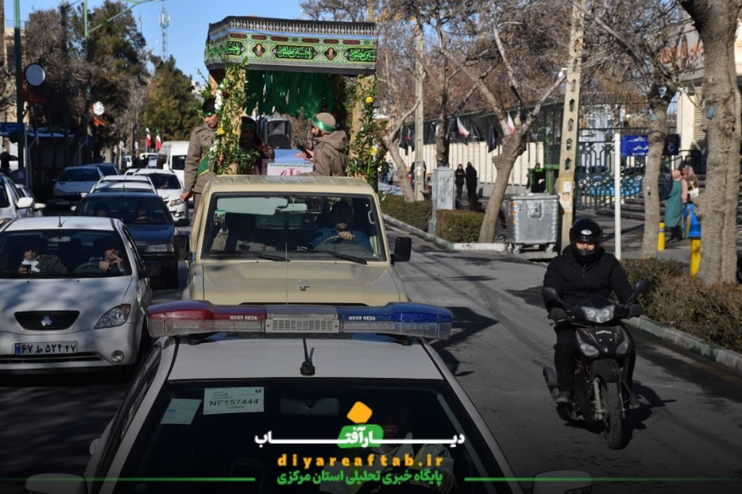 تشییع پیکر «شهید گمنام» در اراک