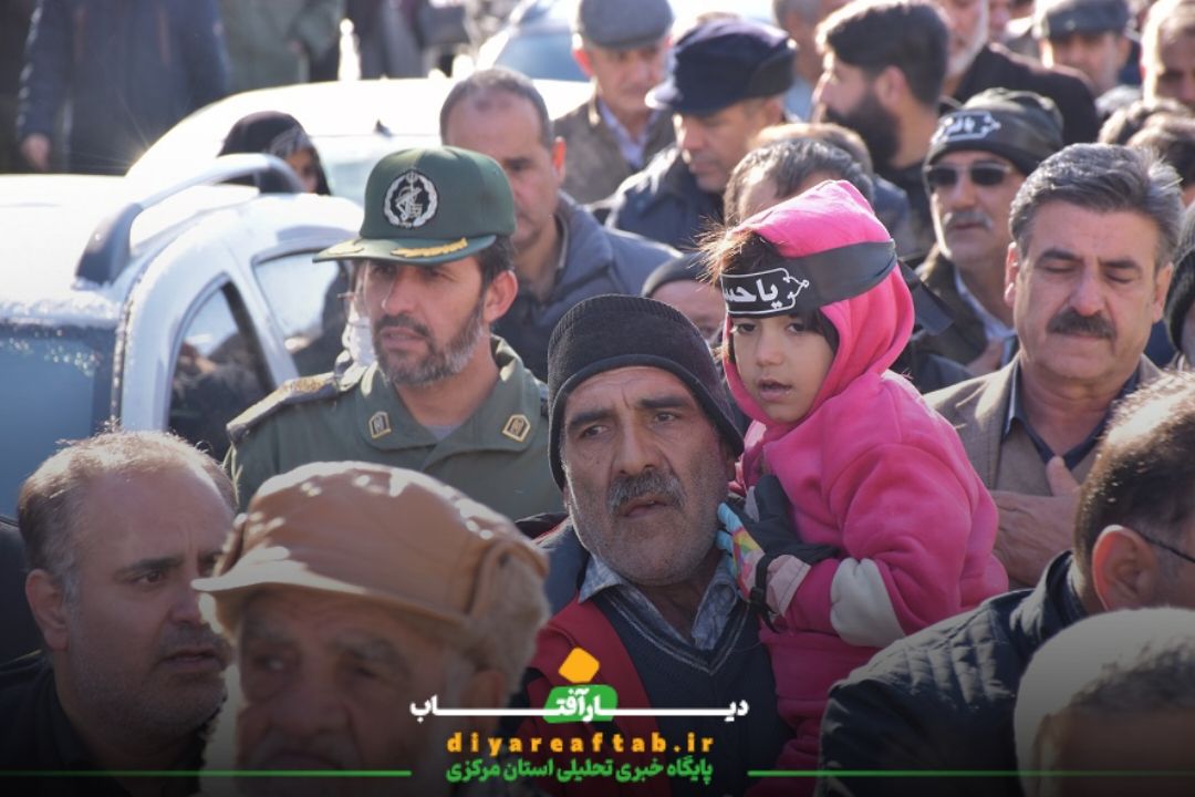 تشییع پیکر «شهید گمنام» در اراک