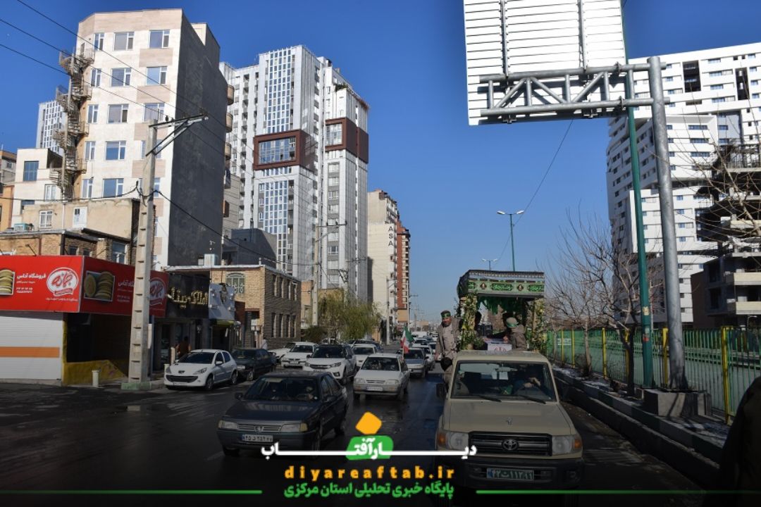 تشییع پیکر «شهید گمنام» در اراک