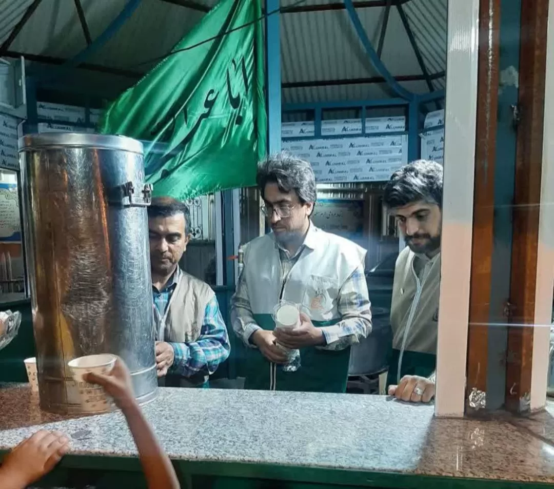 اطعام خادمیاران رضوی در ساوه
