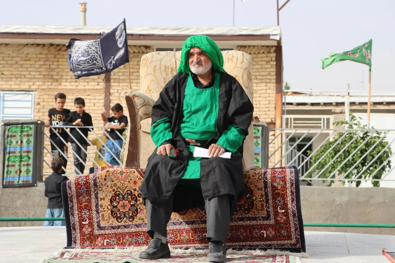 اجرای آئین تعزیه‌خوانی در فراهان