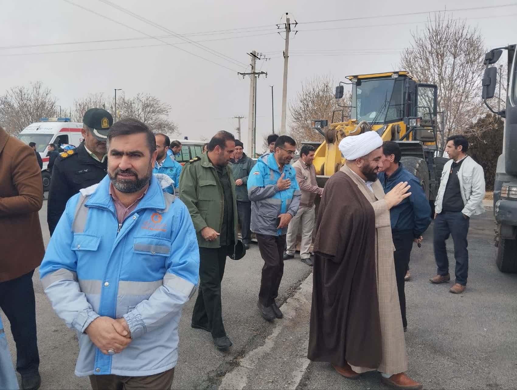 برگزاری مانور لحظه صفر مدیریت بحران در فراهان