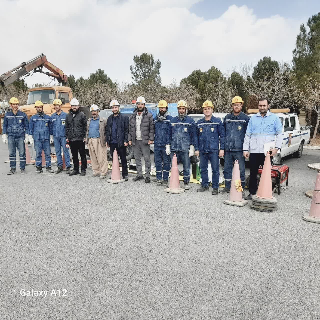 برگزاری مانور لحظه صفر مدیریت بحران در فراهان