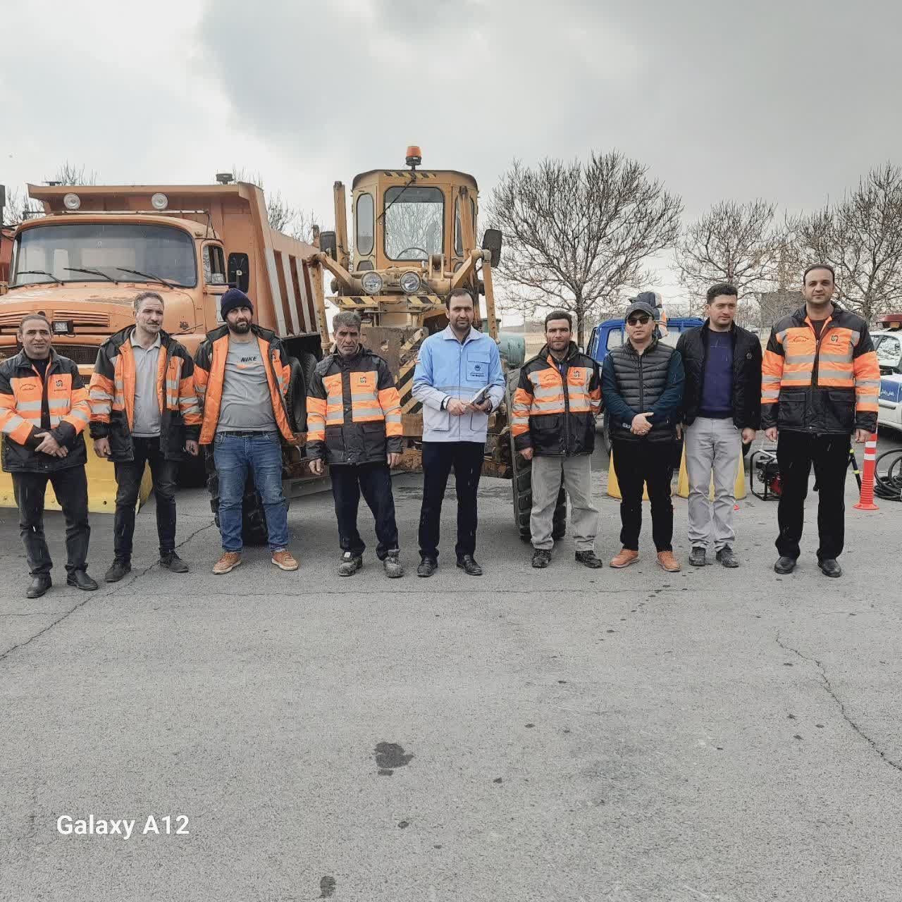 برگزاری مانور لحظه صفر مدیریت بحران در فراهان