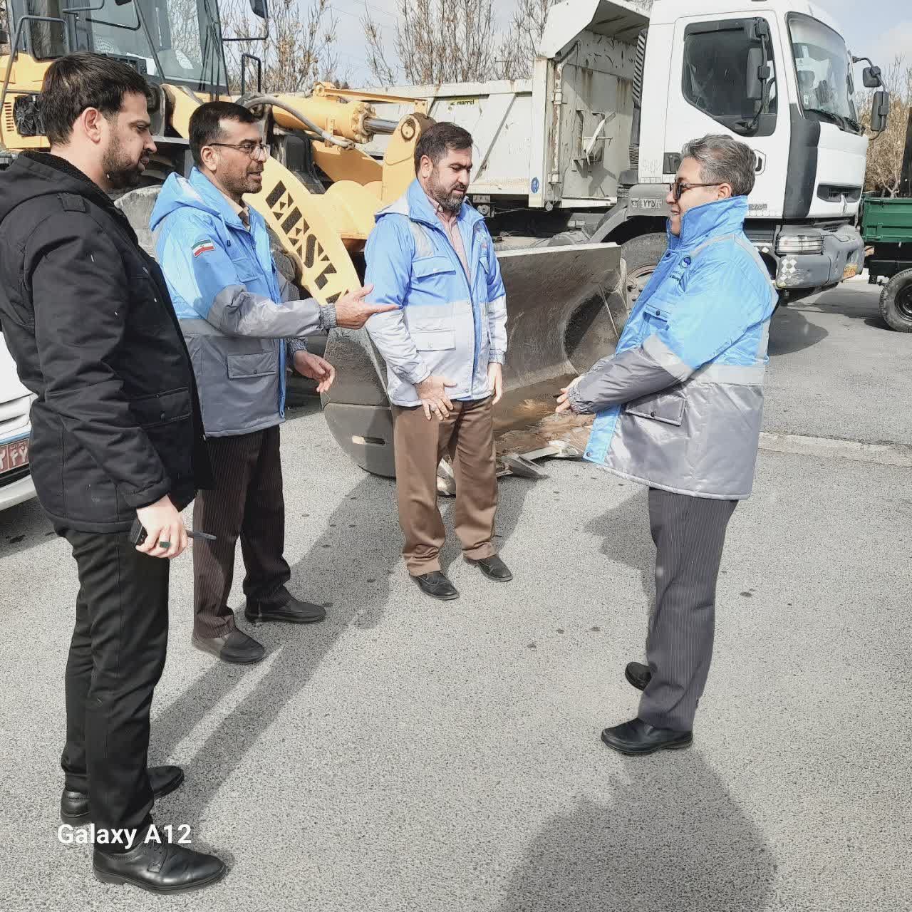 برگزاری مانور لحظه صفر مدیریت بحران در فراهان