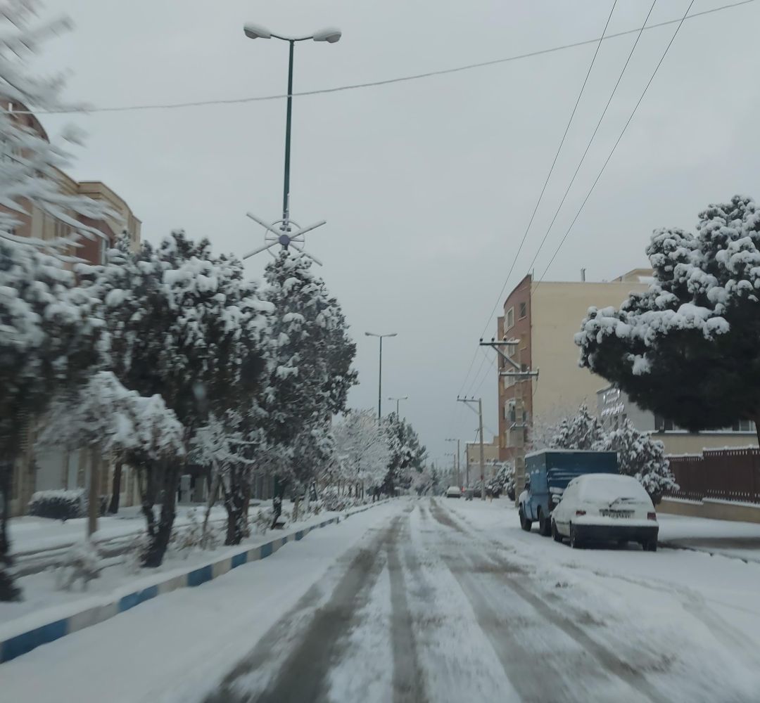 یک روز برفی در تفرش