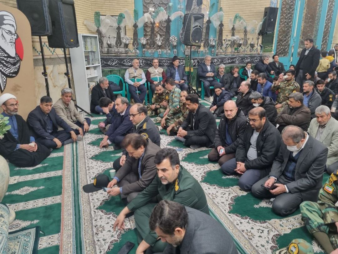 آئین افتتاح یادمان شهدای گمنام شهر صنعتی کاوه