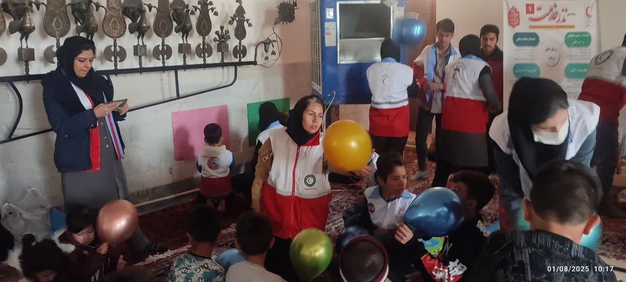 نذر خدمت در روستای امام‌آباد ساوه برگزار شد