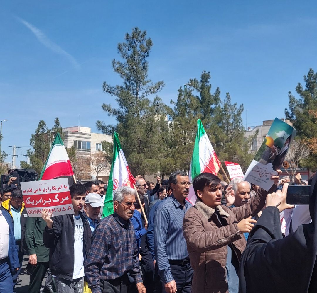خروش دلیجانی‌ها در حمایت از مردم فلسطین