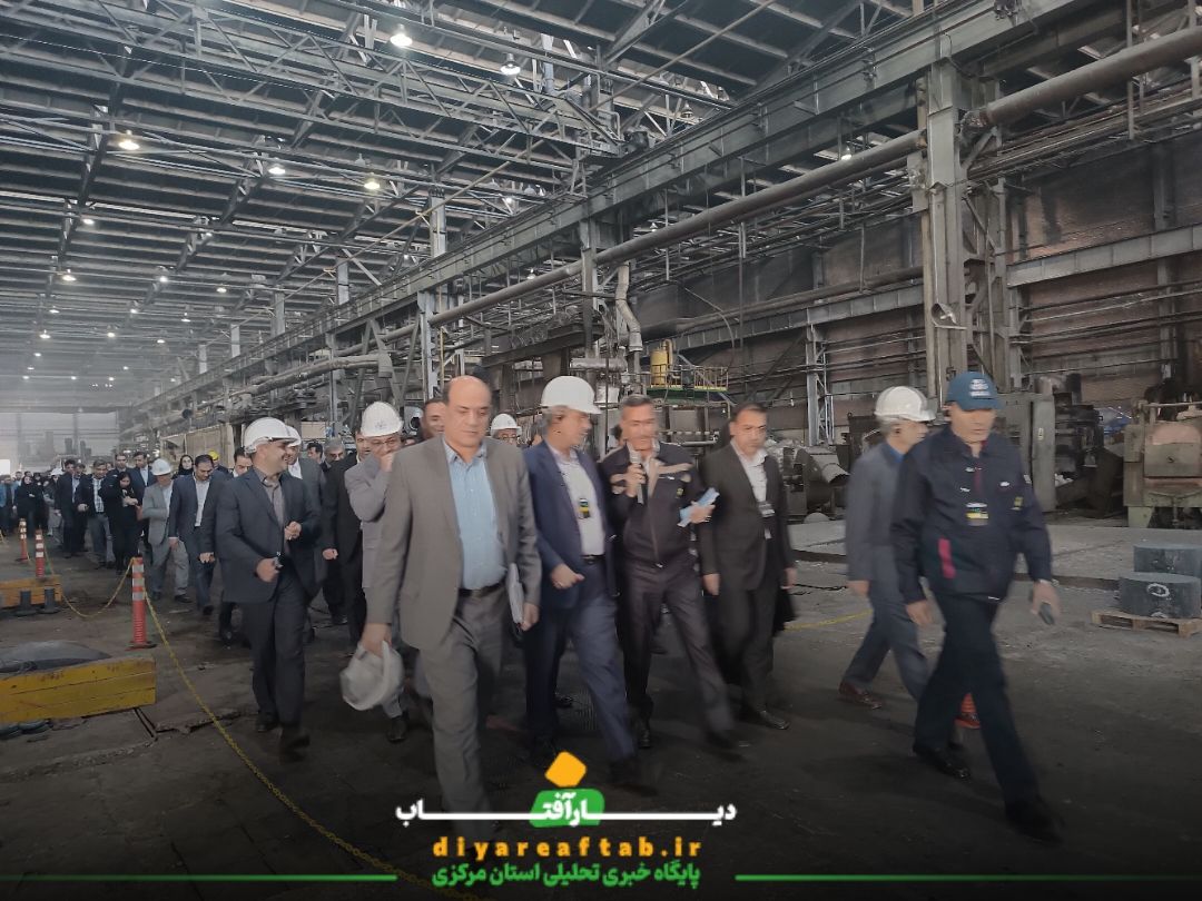 بازدید استاندار مرکزی از ماشین‌سازی