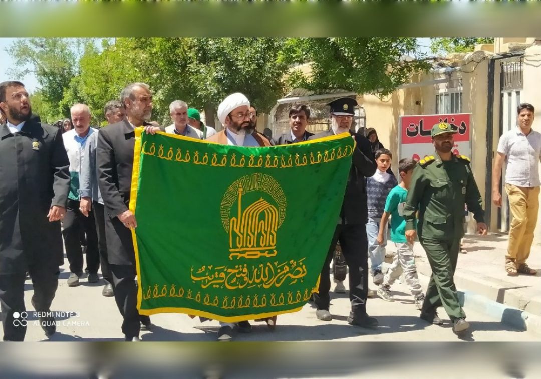 حضور خادمان رضوی در خنداب