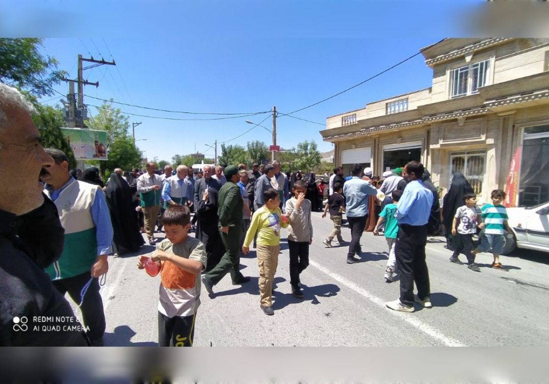 حضور خادمان رضوی در خنداب