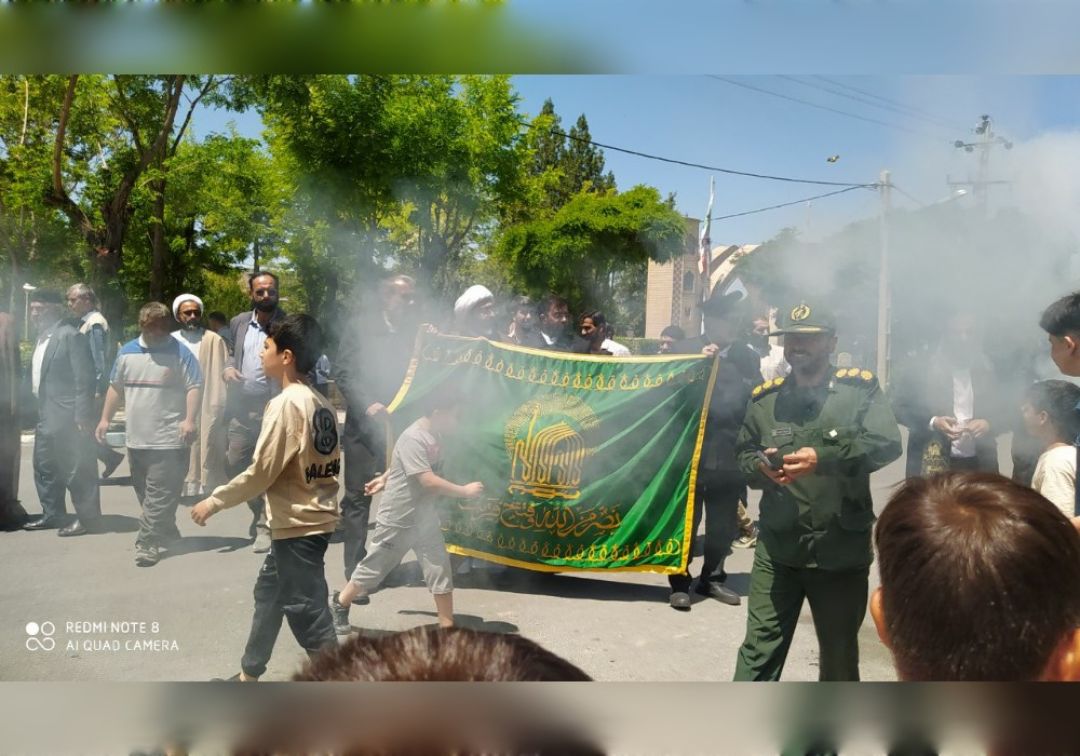 حضور خادمان رضوی در خنداب