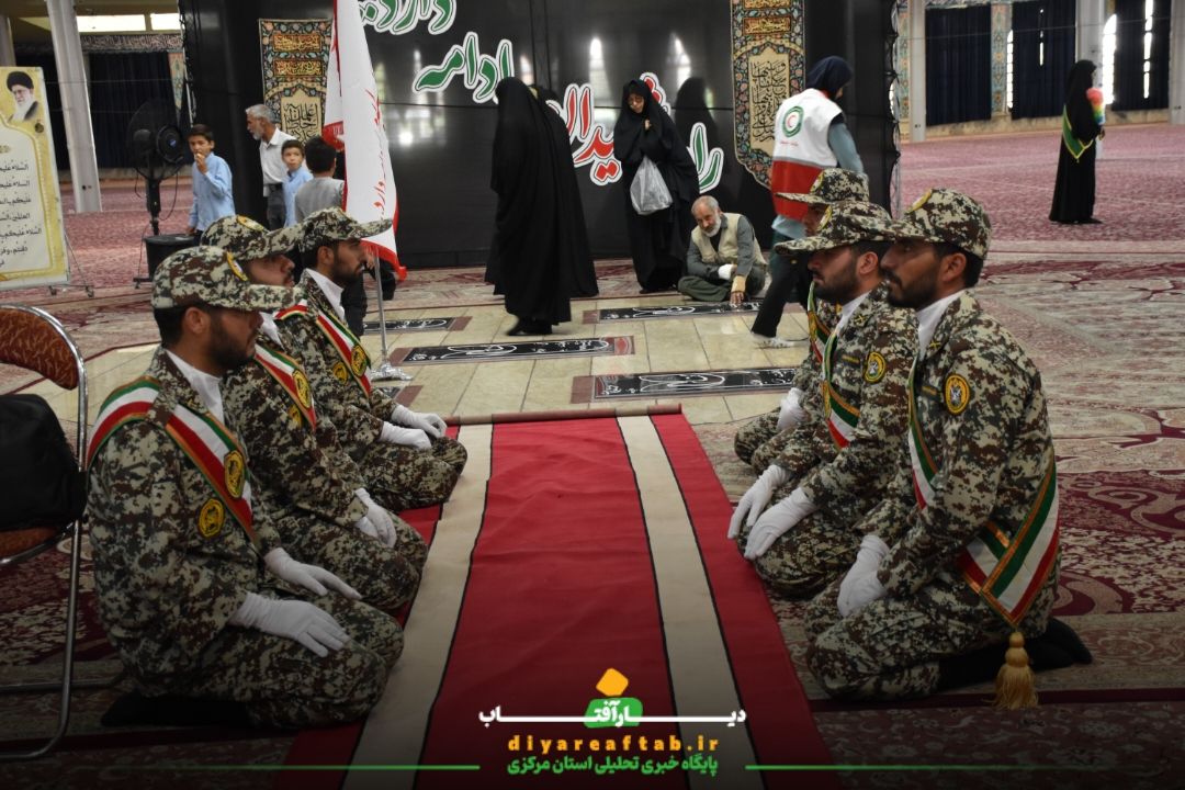 مراسم بزرگداشت اولین سالگرد شهید جمهور در اراک