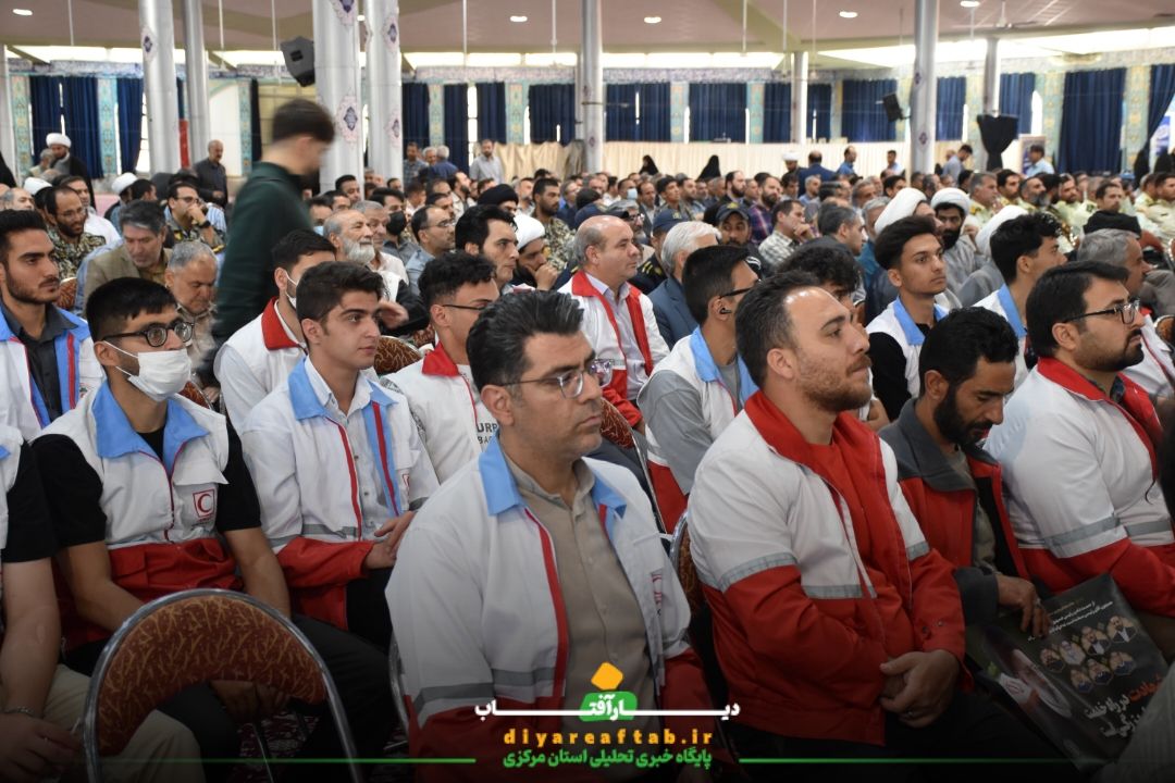 مراسم بزرگداشت اولین سالگرد شهید جمهور در اراک