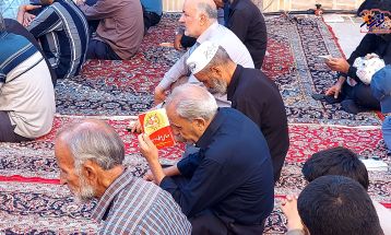دعای باشکوه عرفه در تفرش