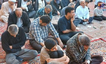 دعای باشکوه عرفه در تفرش