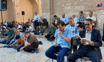 دعای باشکوه عرفه در تفرش