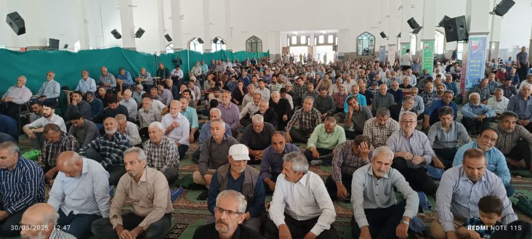 نماز عید قربان در ساوه اقامه شد