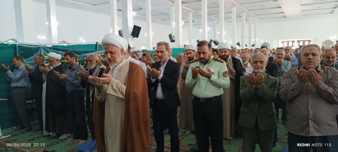 نماز عید قربان در ساوه اقامه شد
