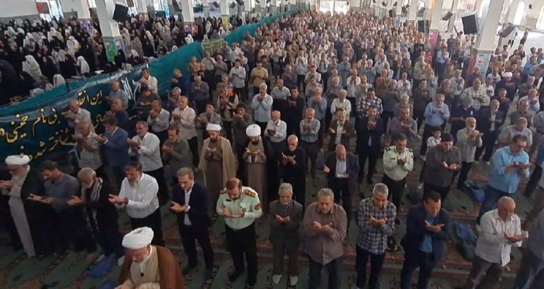 نماز عید قربان در ساوه اقامه شد