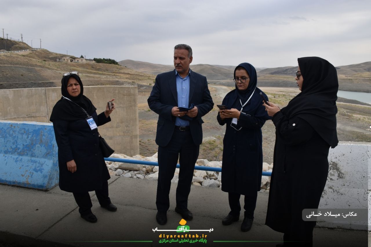 بازدید اصحاب رسانه از سد کمال‌صالح