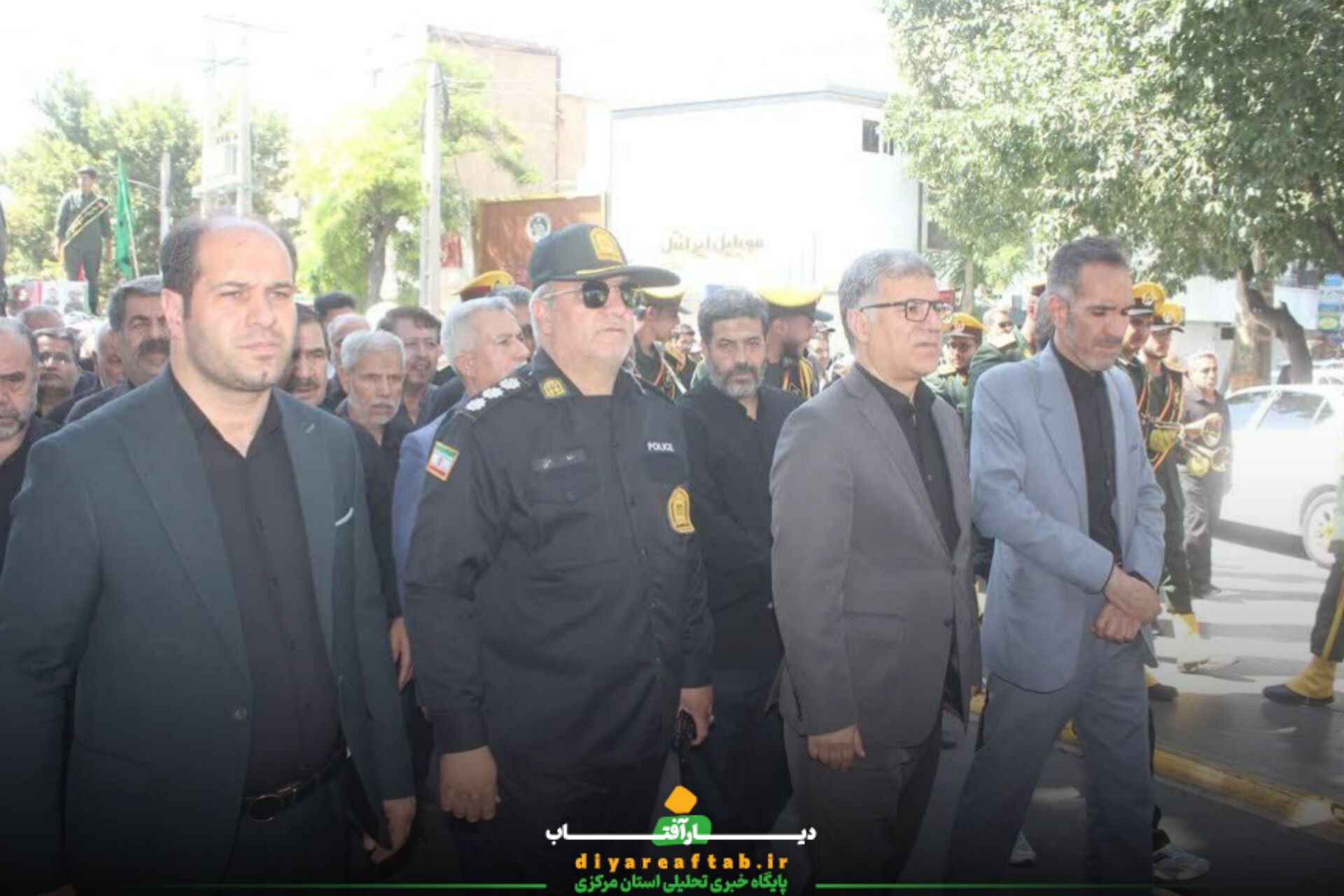 برگزاری تشییع پیکر شهید «محمد انصاری» در خمین