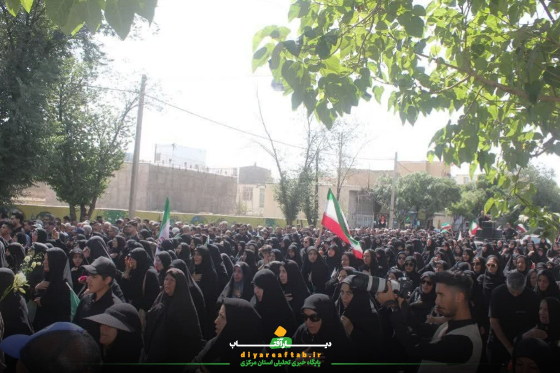 برگزاری تشییع پیکر شهید «محمد انصاری» در خمین
