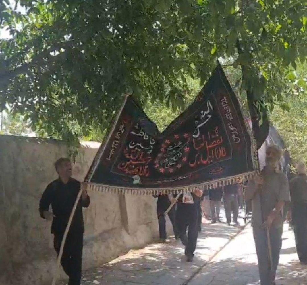 خروش حسینی در دل روستای دمورچی ساوه