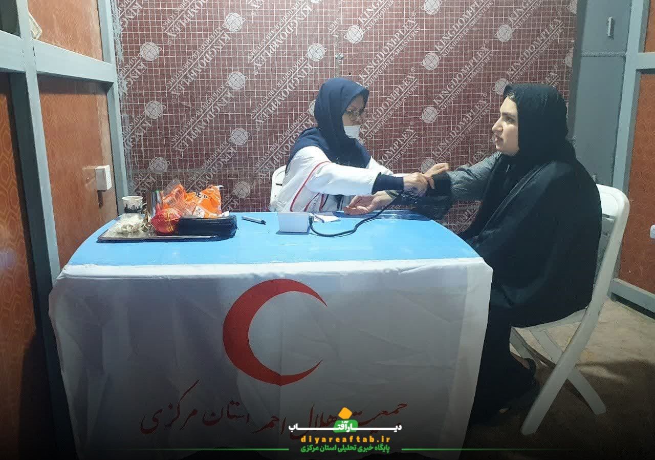 حضور فعال تیم پزشکی هلال احمر در کربلا