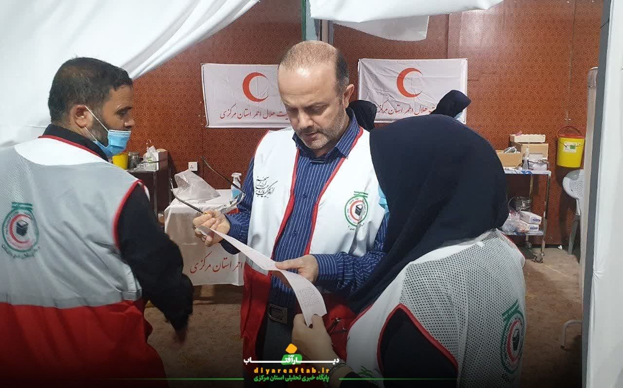 حضور فعال تیم پزشکی هلال احمر در کربلا