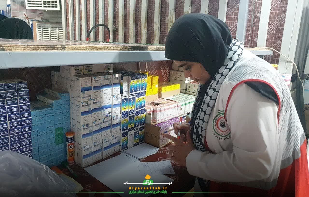 حضور فعال تیم پزشکی هلال احمر در کربلا