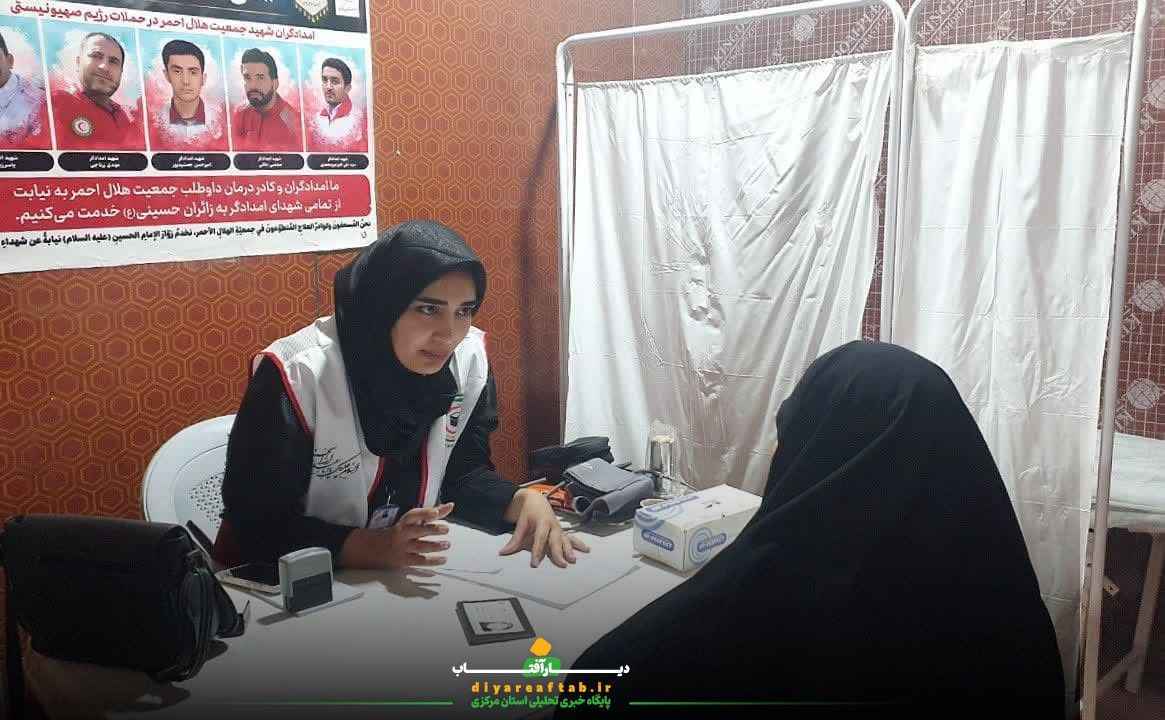 حضور فعال تیم پزشکی هلال احمر در کربلا