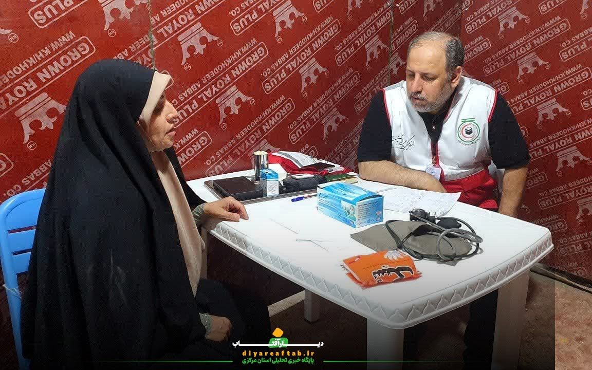 حضور فعال تیم پزشکی هلال احمر در کربلا